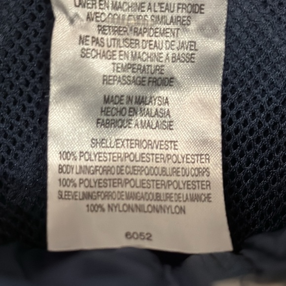 ADIDAS 90’s Vintage Jacket 1/2 Zipper Pullover With Hood Navy Size Large EUC - Picture 10 of 10